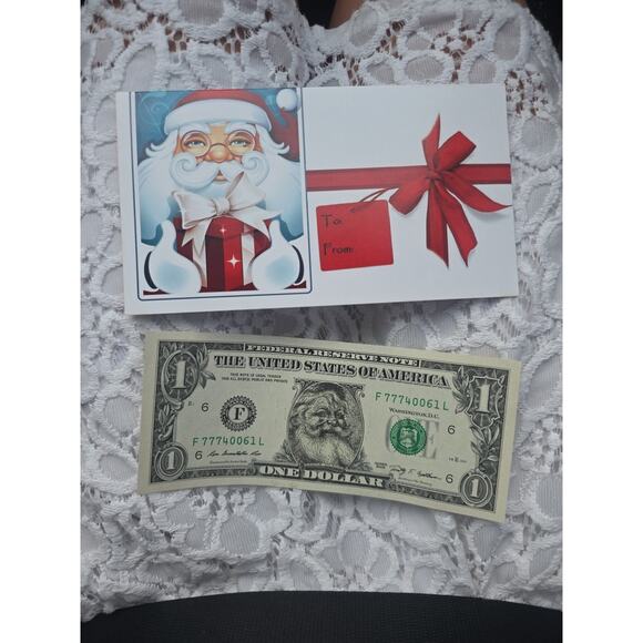 Santa Claus $1 Dollar Bill 2003 Real U.S. One Dollar Bill Money - Picture 2 of 16